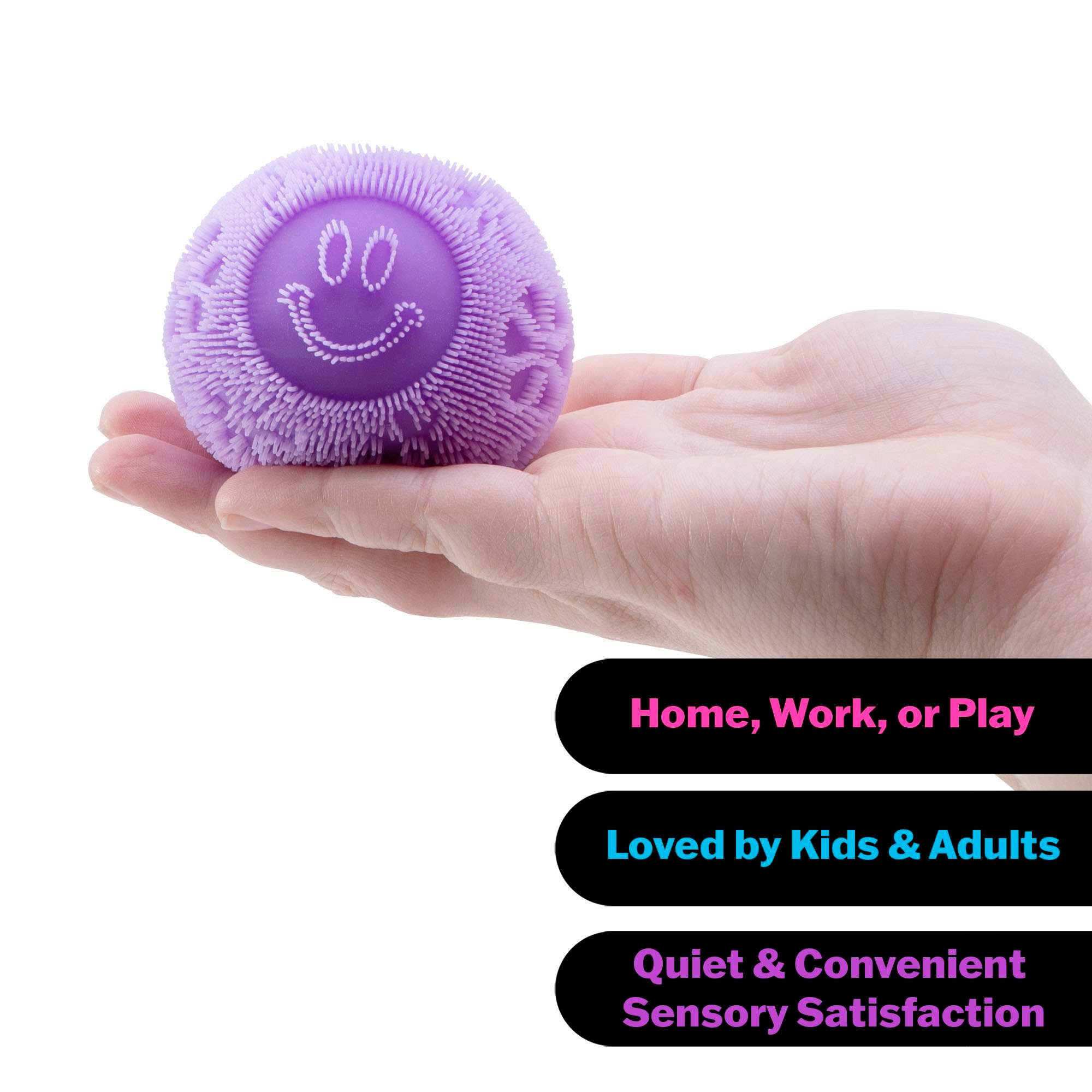 NeeDoh Fuzz Ball Flower Power – Soft & Fuzzy Sensory Toy