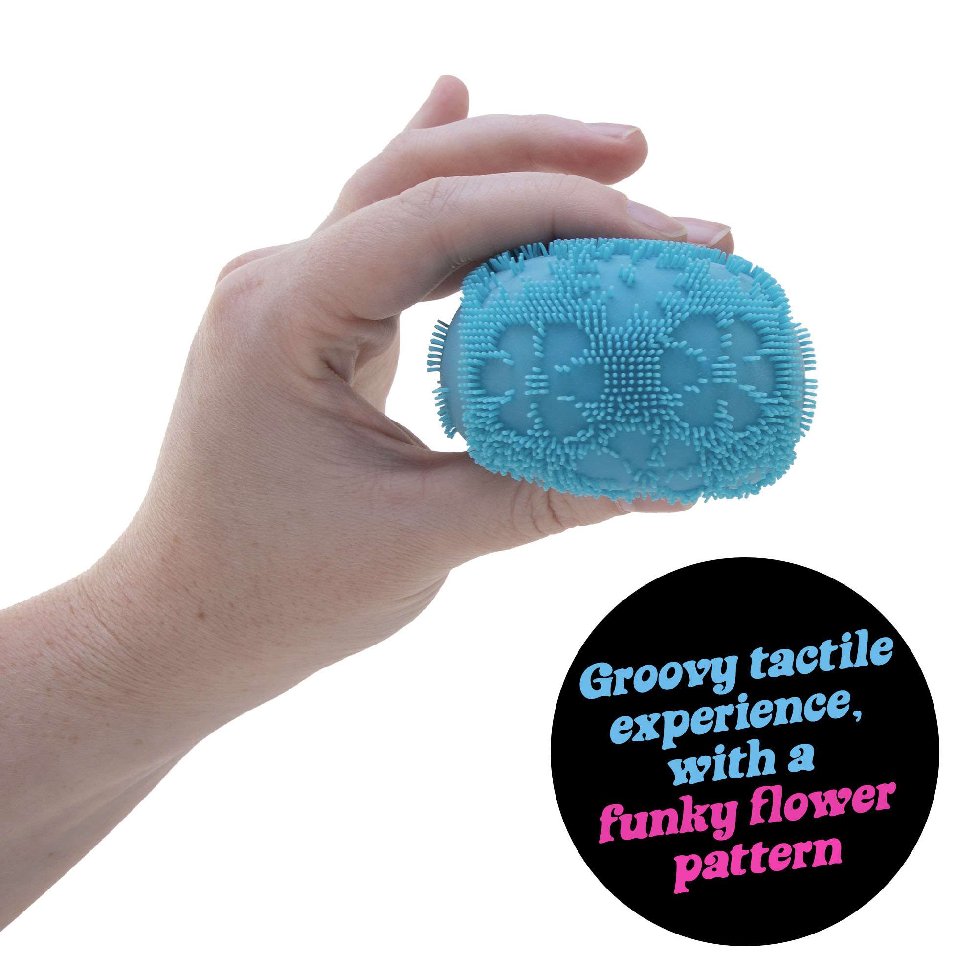 NeeDoh Fuzz Ball Flower Power – Soft & Fuzzy Sensory Toy