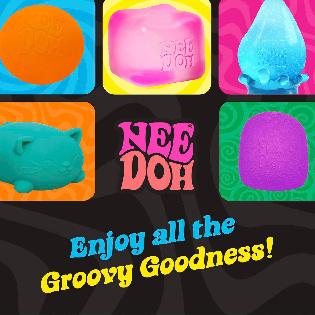 NeeDoh Fuzz Ball Flower Power – Soft & Fuzzy Sensory Toy