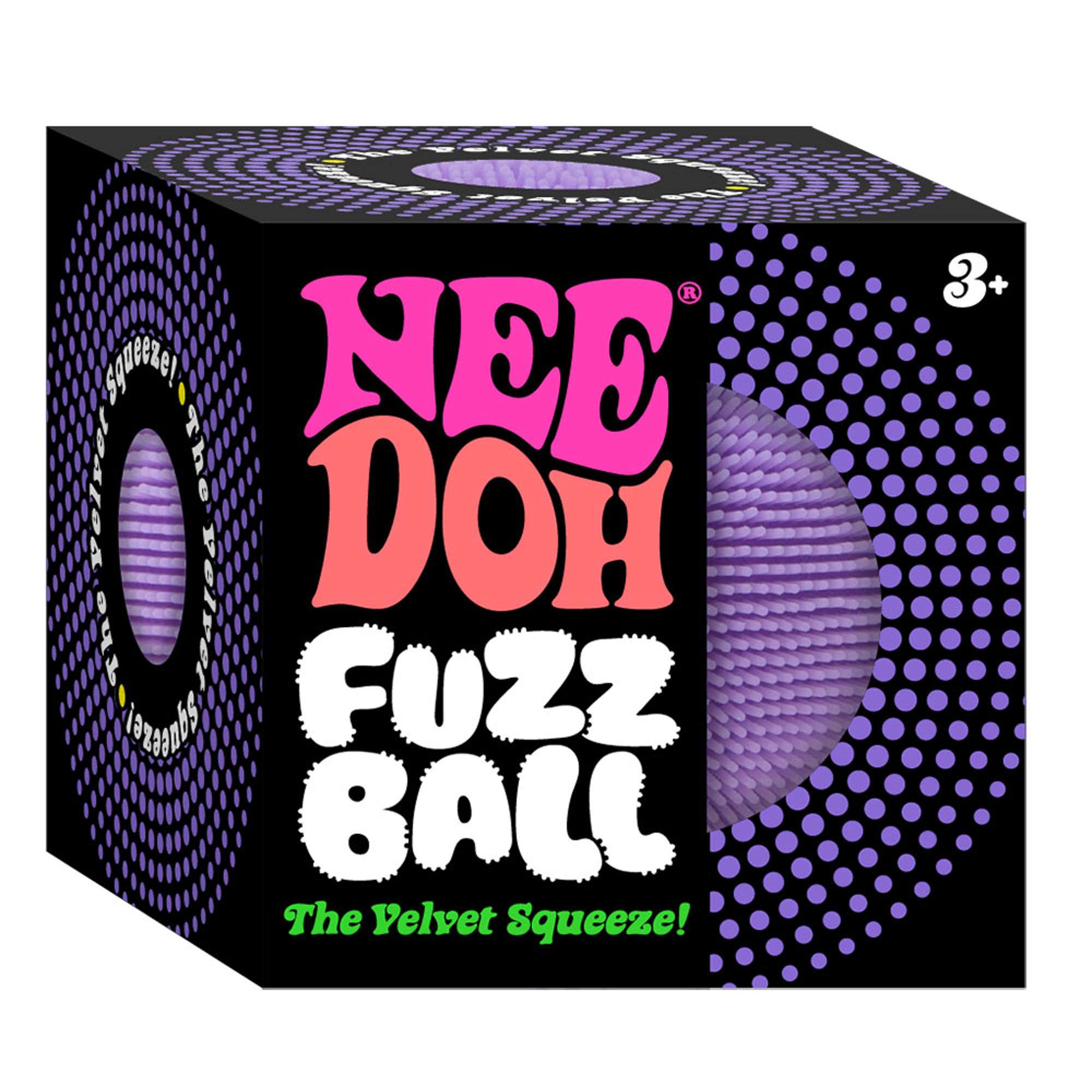 NeeDoh Fuzz Ball – Sensory Shaggy Squishy Fidget Toy for Kids