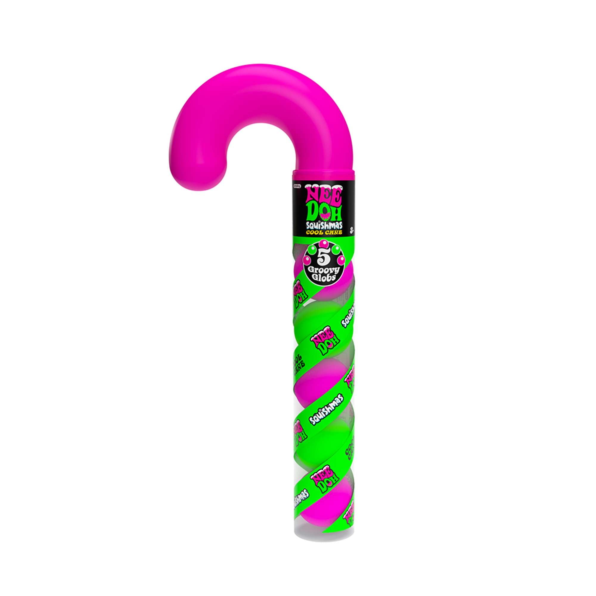 NeeDoh Squishmas Cool Cane – Christmas Fidget Toy