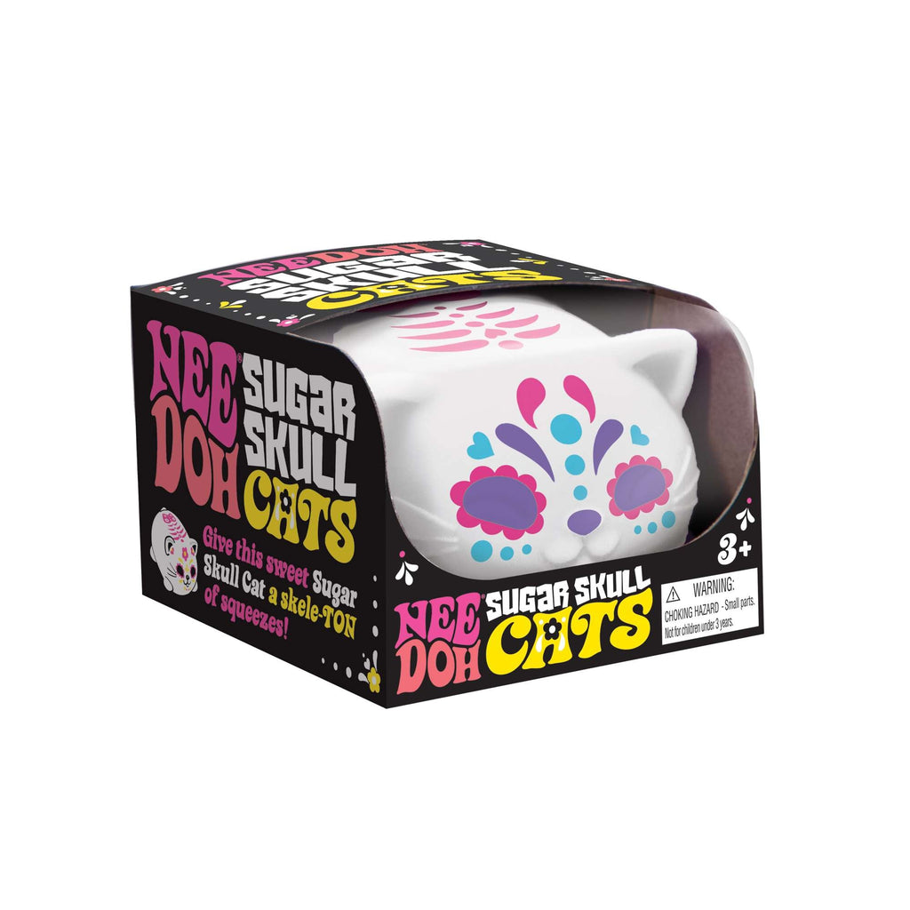 NeeDoh Sugar Skull Cats – Glow in the Dark Halloween