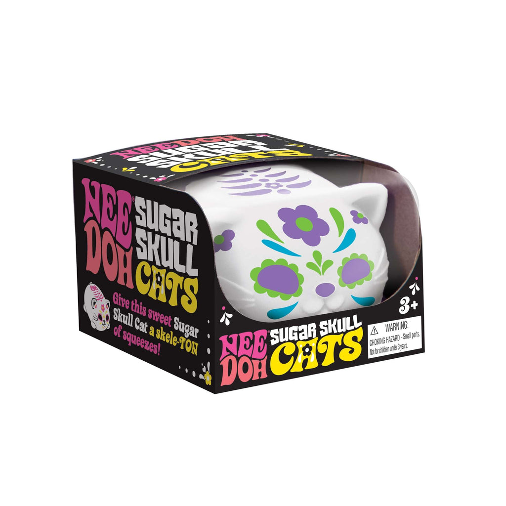 NeeDoh Sugar Skull Cats – Glow in the Dark Halloween