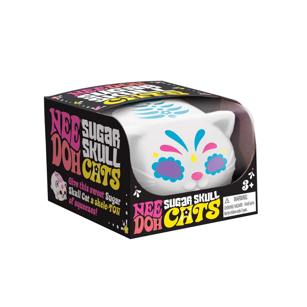 NeeDoh Sugar Skull Cats – Glow in the Dark Halloween