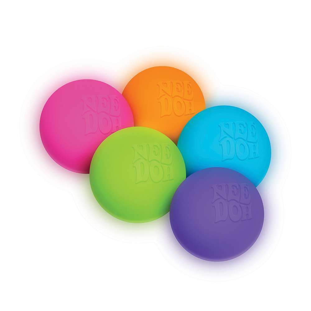 NeeDoh Teenie Singles Assortment (Pack of 4) – Mini Fidget Toy Set