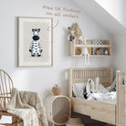 Neutral Safari Animals Nursery Prints Set of 3 – Print Sets for children, available at Learning Bugs UK