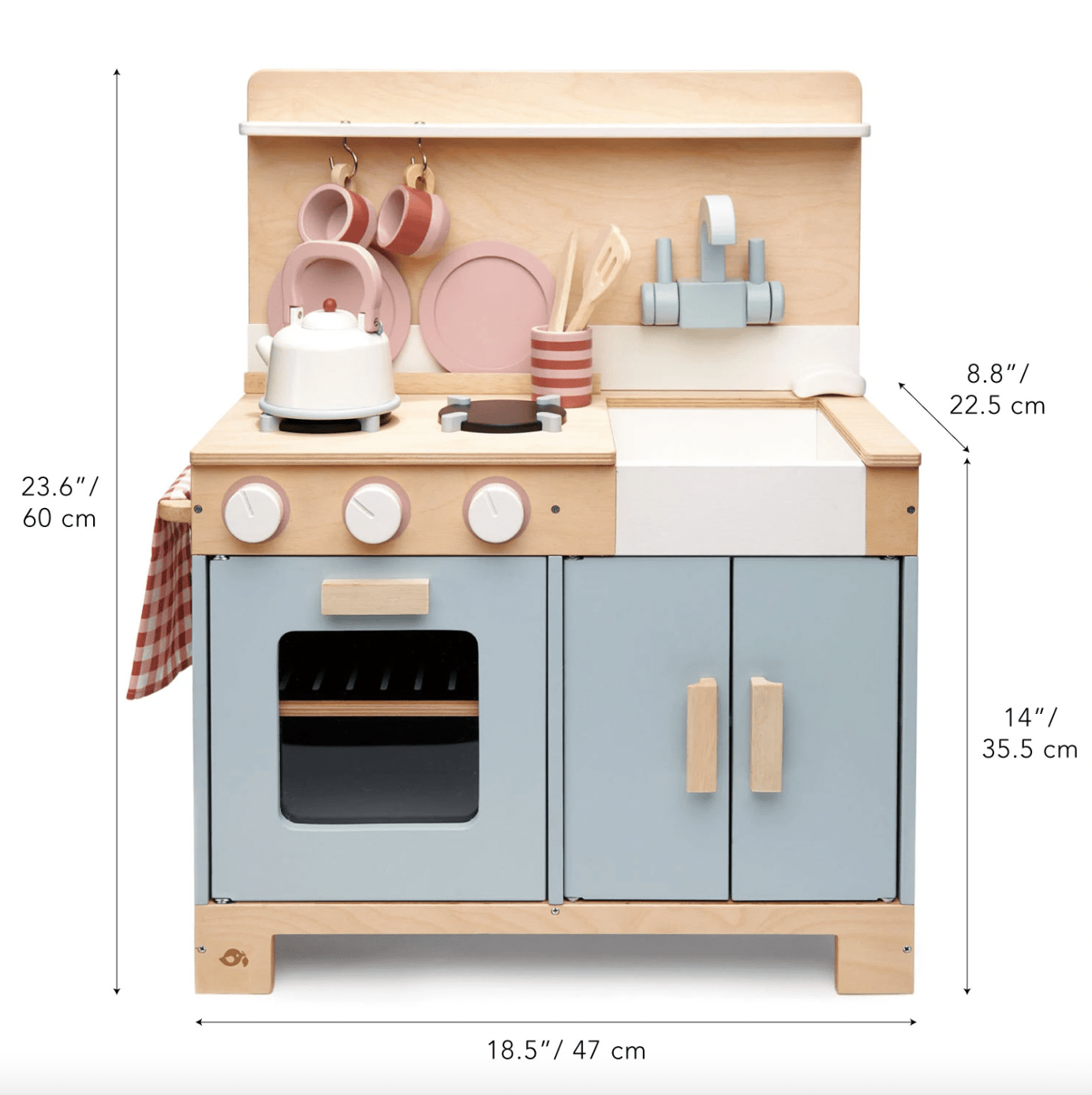 Buy Home Kitchen | Wooden toy kitchen for kids by Learning Bugs UK