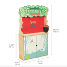 Buy Woodland Stores and Theatre | Wooden shop stall for kids by Learning Bugs UK