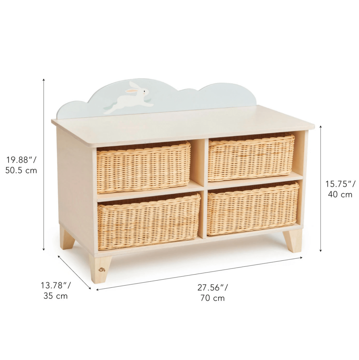 Bunny Storage Unit – for children, available at Learning Bugs UK