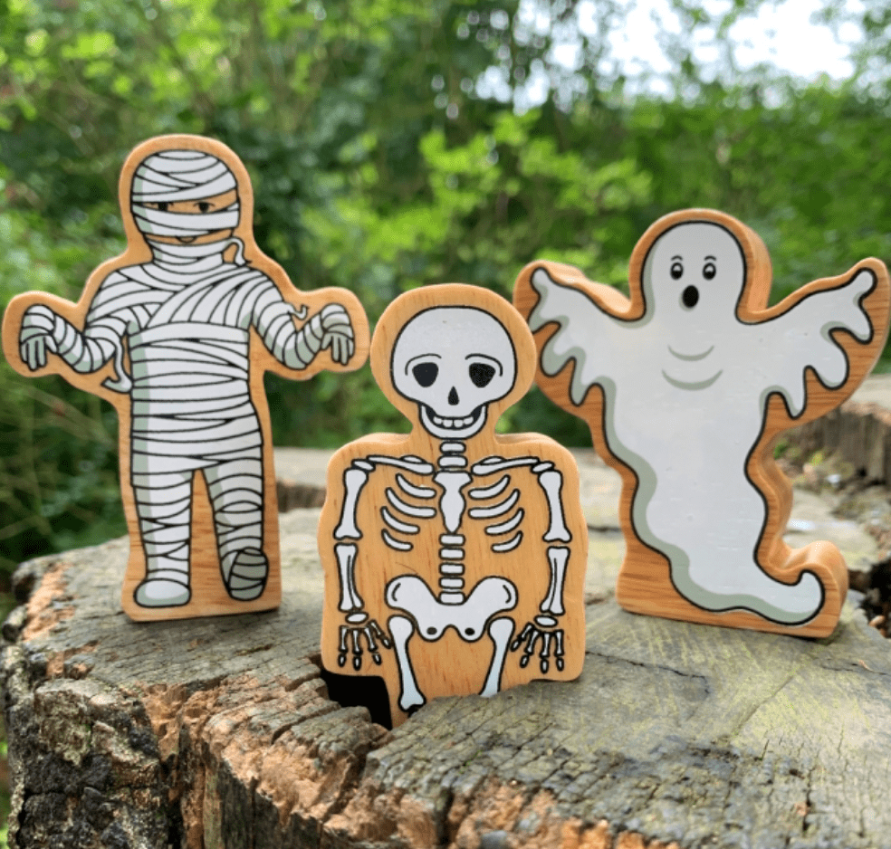 Buy Lanka Kade Wooden White Skeleton Toy | for kids by Learning Bugs UK