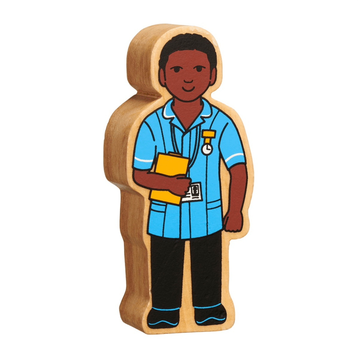Wooden Nurse Figure – for children, available at Learning Bugs UK
