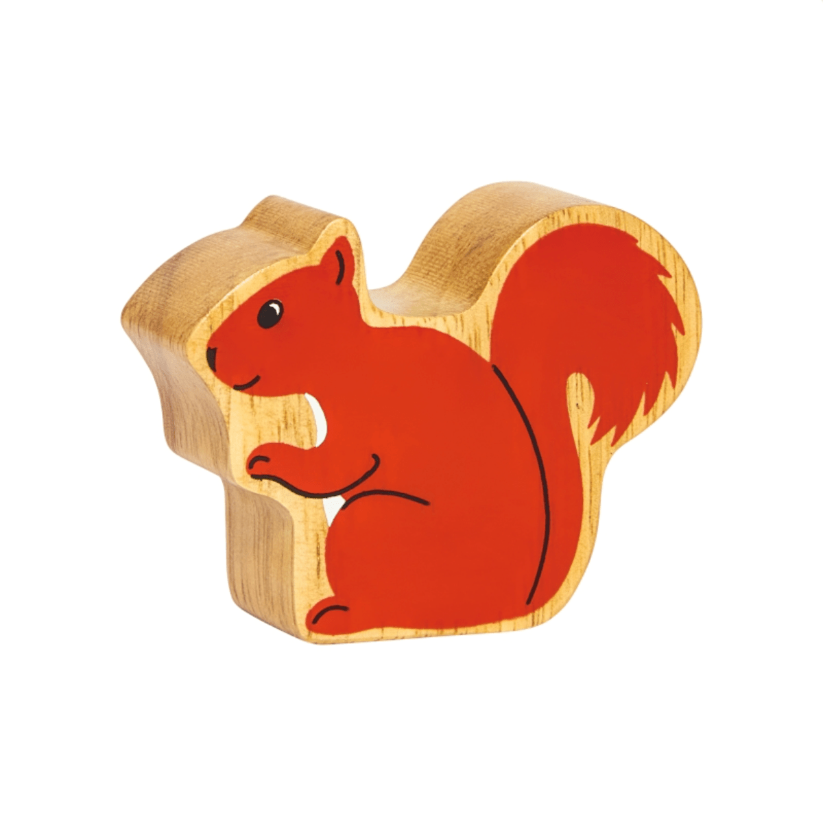 Wooden Red Squirrel Figure – for children, available at Learning Bugs UK