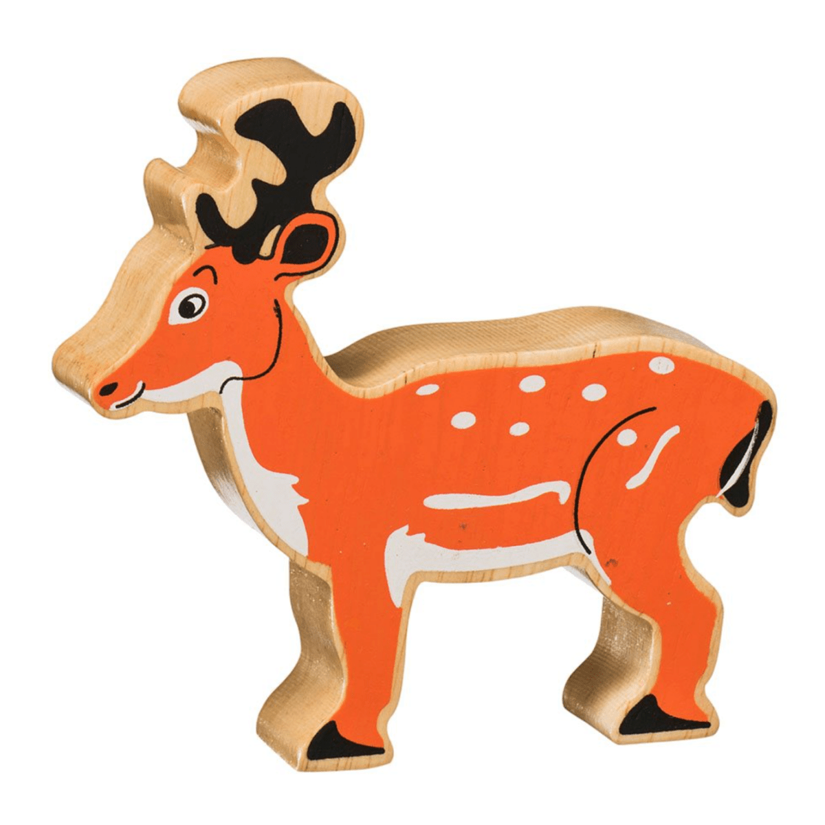 Wooden Deer Figure – for children, available at Learning Bugs UK
