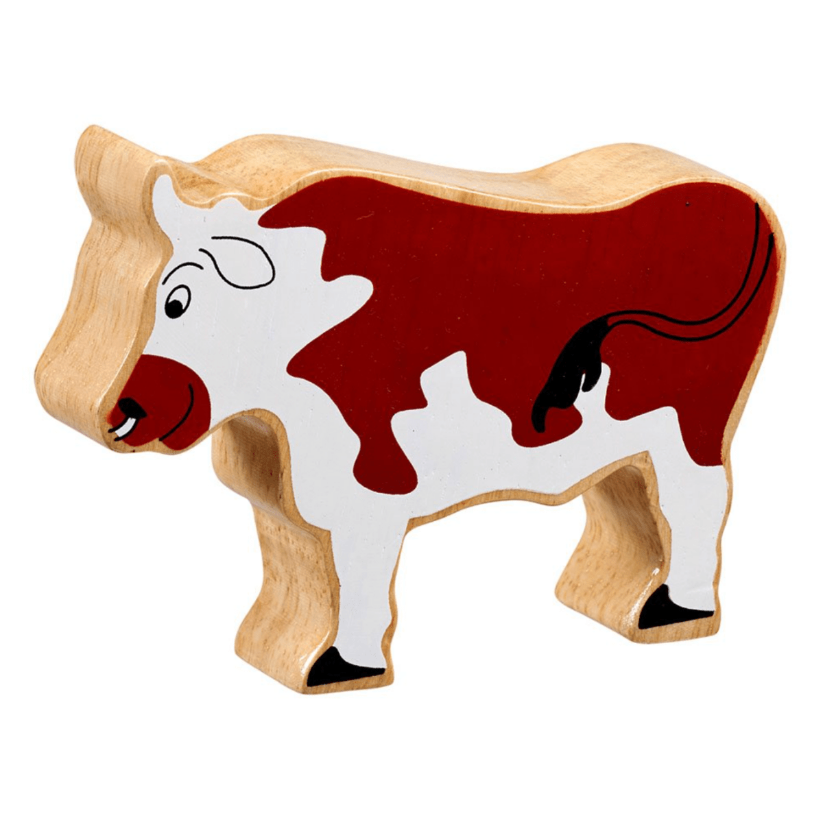 Wooden Bull Figure – for children, available at Learning Bugs UK