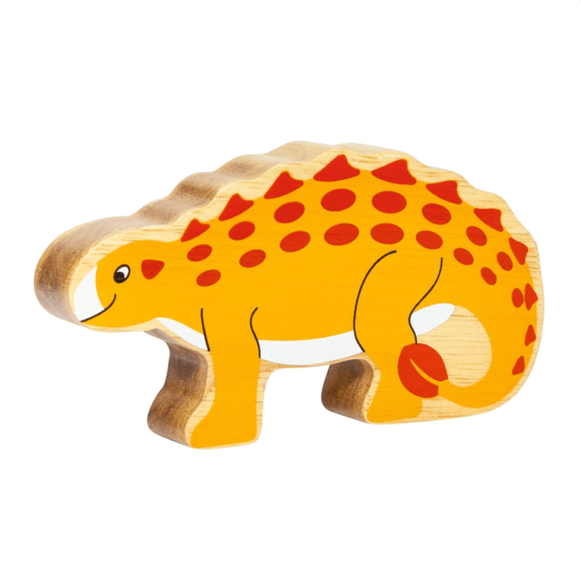Wooden Saichania Figure – for children, available at Learning Bugs UK