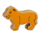 Wooden Lion Cub Figure – for children, available at Learning Bugs UK