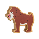 Wooden Baboon Figure – for children, available at Learning Bugs UK