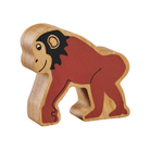 Wooden Chimpanzee Figure – for children, available at Learning Bugs UK