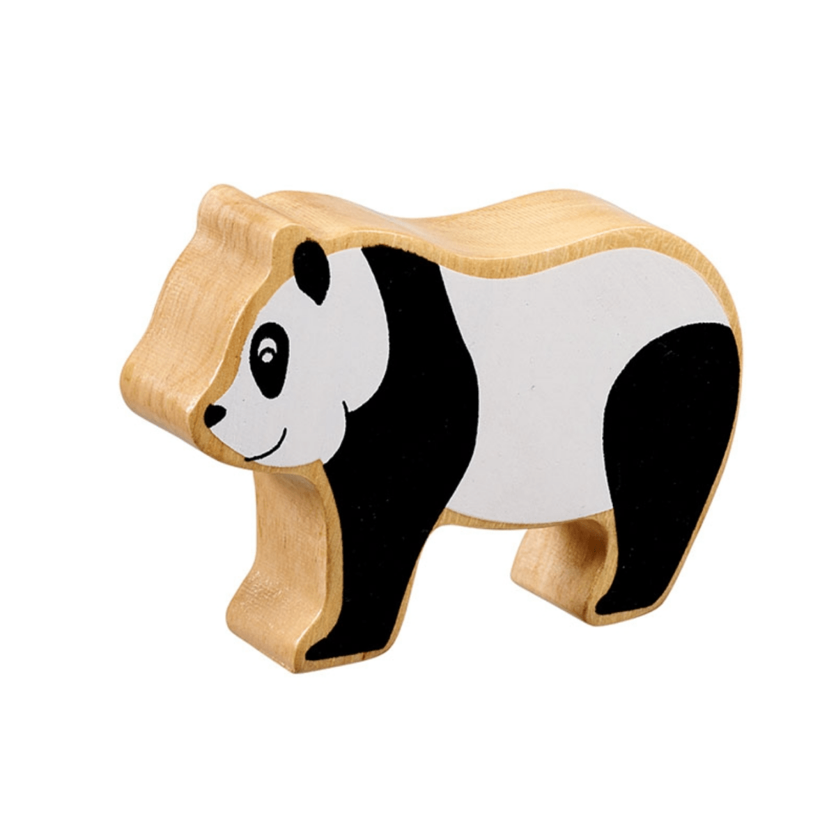 Wooden Panda Figure – for children, available at Learning Bugs UK
