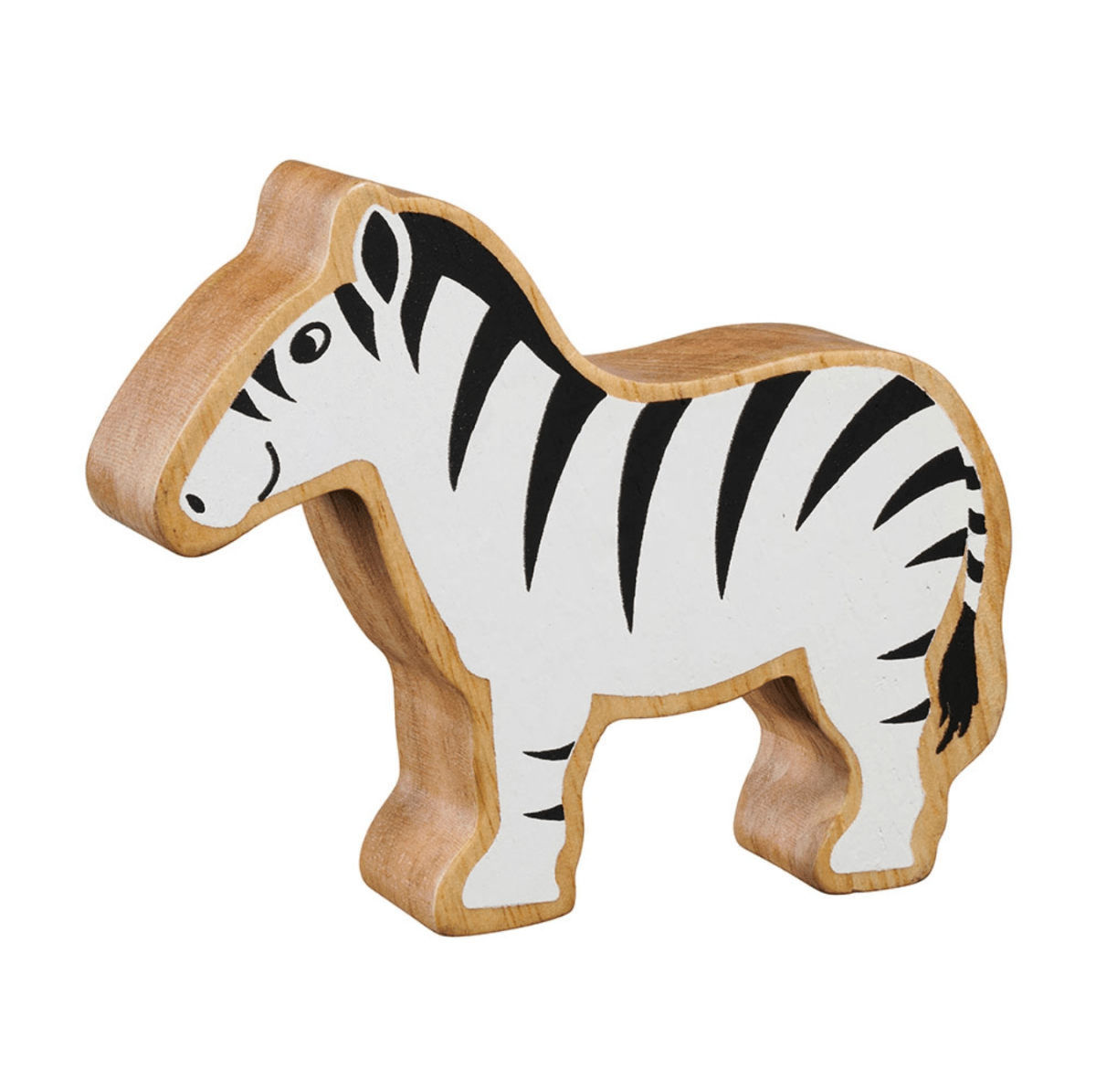 Wooden Zebra Figure – for children, available at Learning Bugs UK