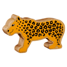 Wooden Leopard Figure – for children, available at Learning Bugs UK