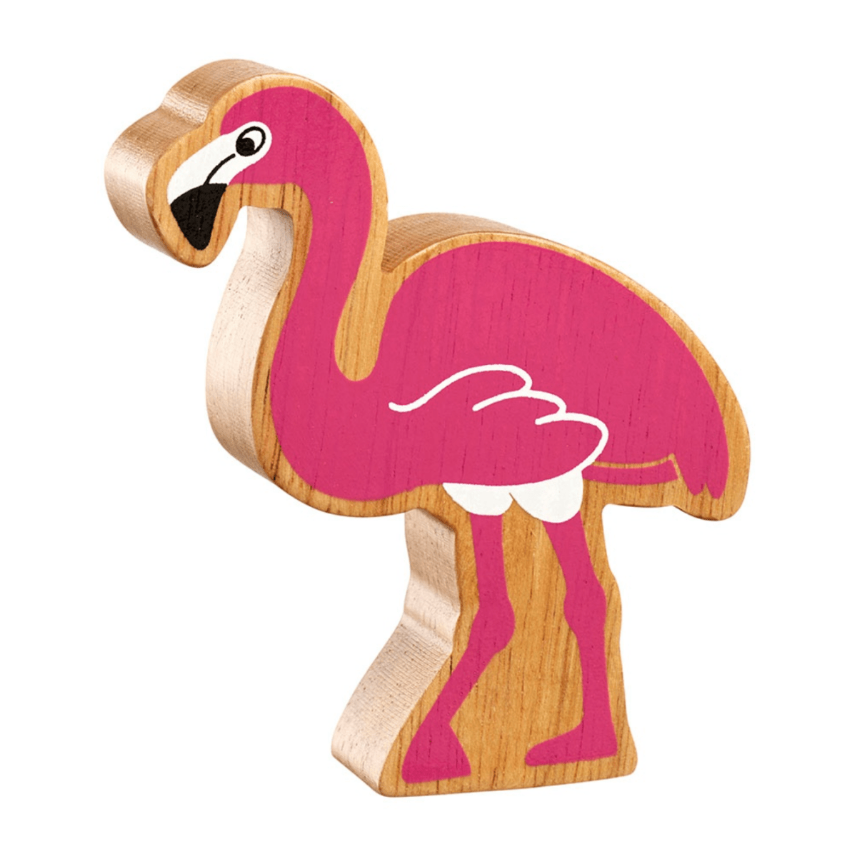 Wooden Flamingo Figure – for children, available at Learning Bugs UK