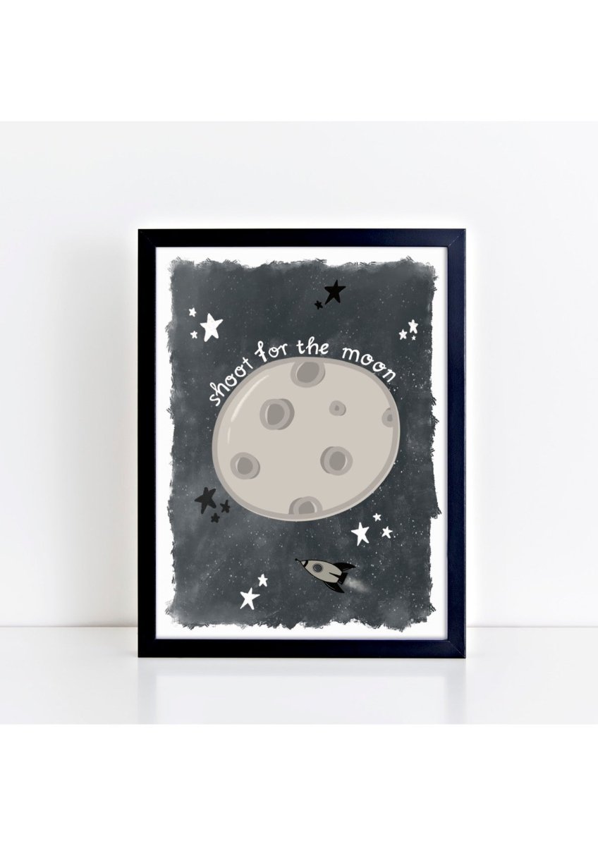Shoot for the Moon Print – for children, available at Learning Bugs UK
