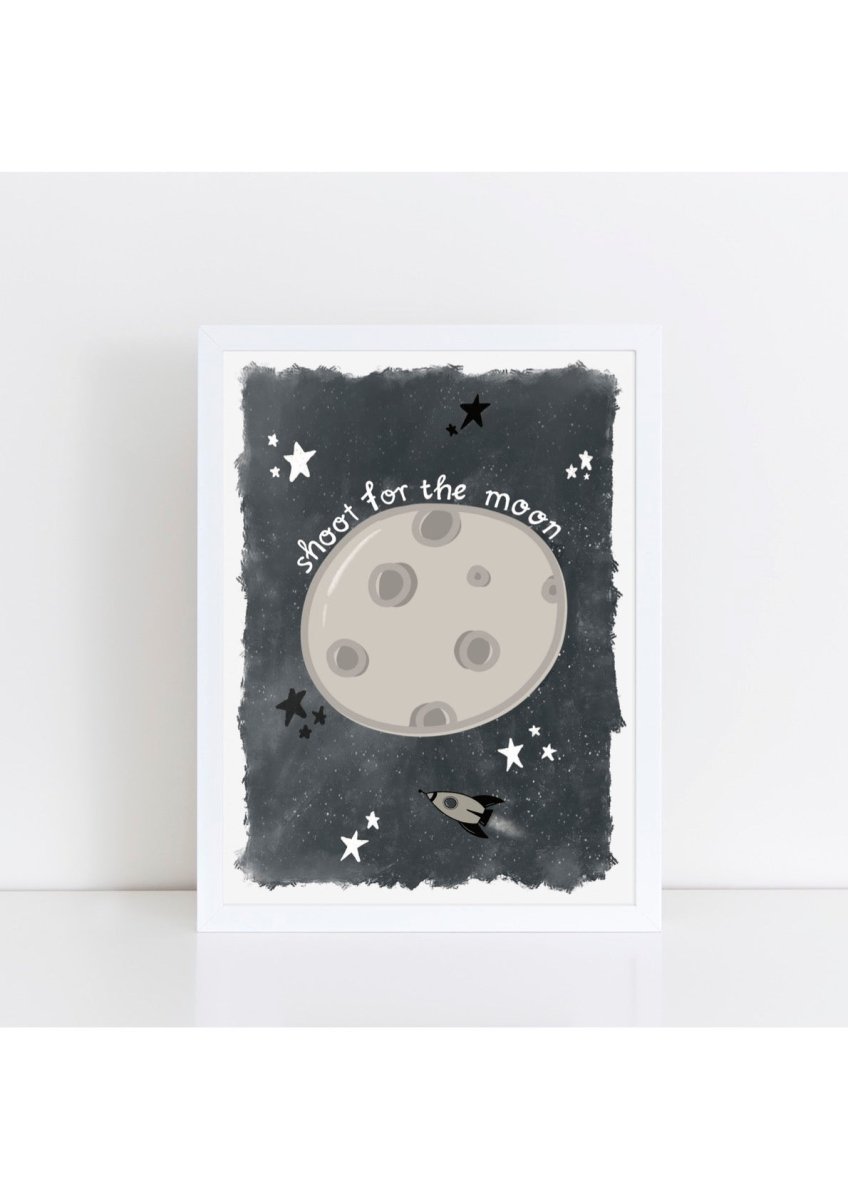 Shoot for the Moon Print – for children, available at Learning Bugs UK