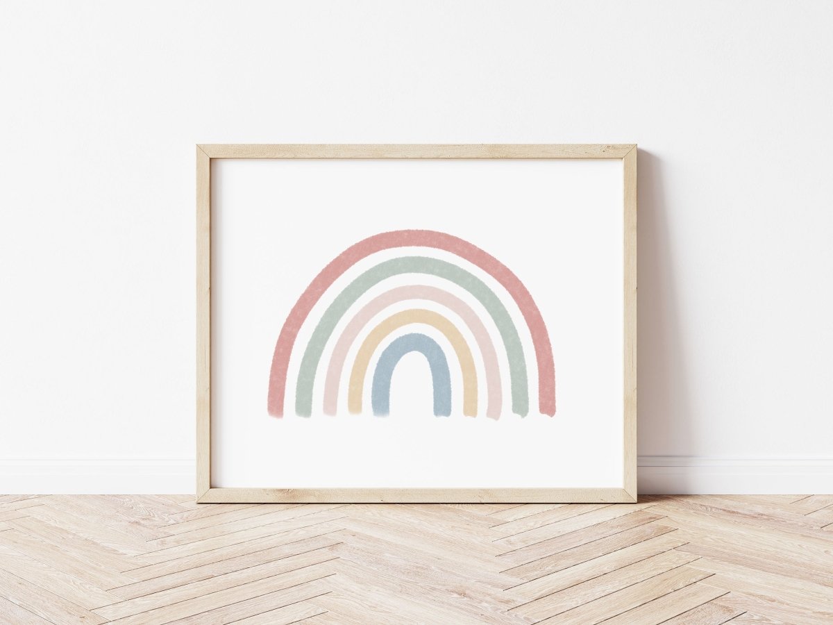 Spring Rainbow Print – for children, available at Learning Bugs UK