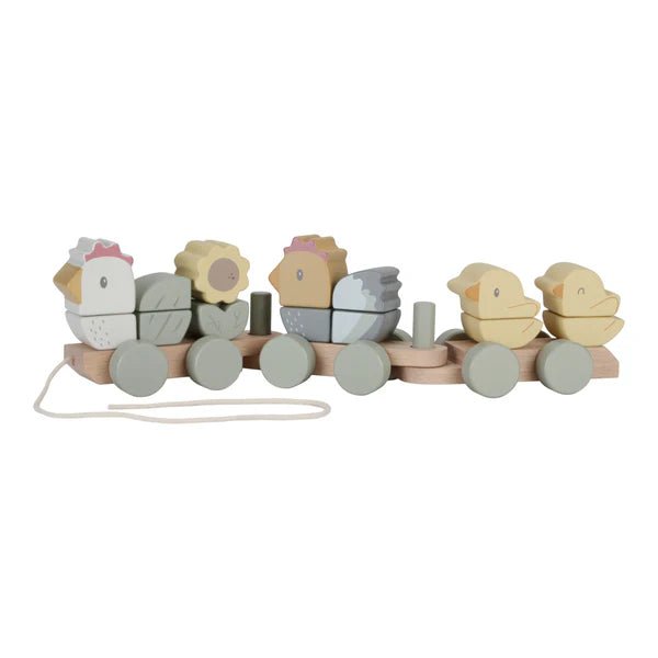 Little Dutch Stacking Train - Chicken by Little Dutch - Learning Bugs UK