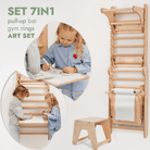 Goodevas 5 in 1 Swedish Wall Ladder Set – Swedish wall for children, available at Learning Bugs UK