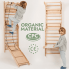 Goodevas 5 in 1 Swedish Wall Ladder Set – Swedish wall for children, available at Learning Bugs UK