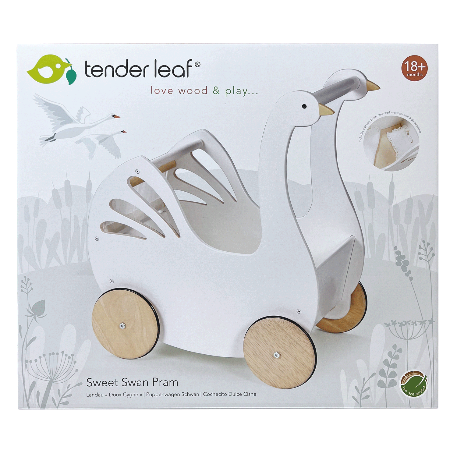 Tender Leaf Sweet Swan Pram