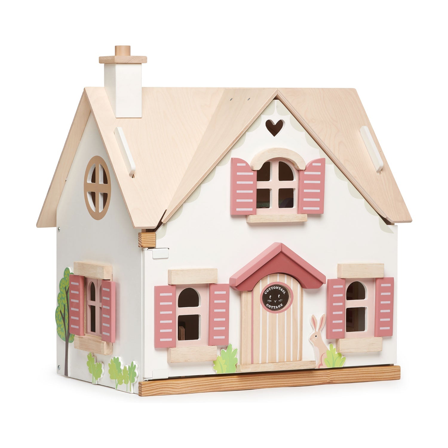 Buy Tender Leaf Cottontail Cottage | Wooden dolls house for kids by Learning Bugs UK