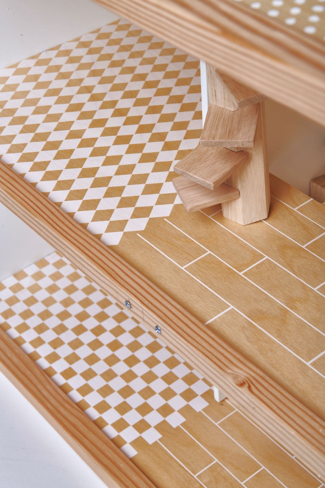 Buy Dovetail House | Wooden dolls house for kids by Learning Bugs UK