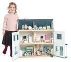 Buy Furniture Bundle (5x Room Sets: Bathroom, Bedroom, Kitchen, Sitting Room, Childrens Bedroom) | Wooden dolls house furniture bundle for kids by Learning Bugs UK
