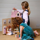 Buy Tender Leaf Foxtail Villa Doll’s House (Pink) | Wooden dolls house for kids by Learning Bugs UK