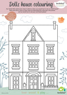 Buy Fantail Hall | Wooden dolls house for kids by Learning Bugs UK