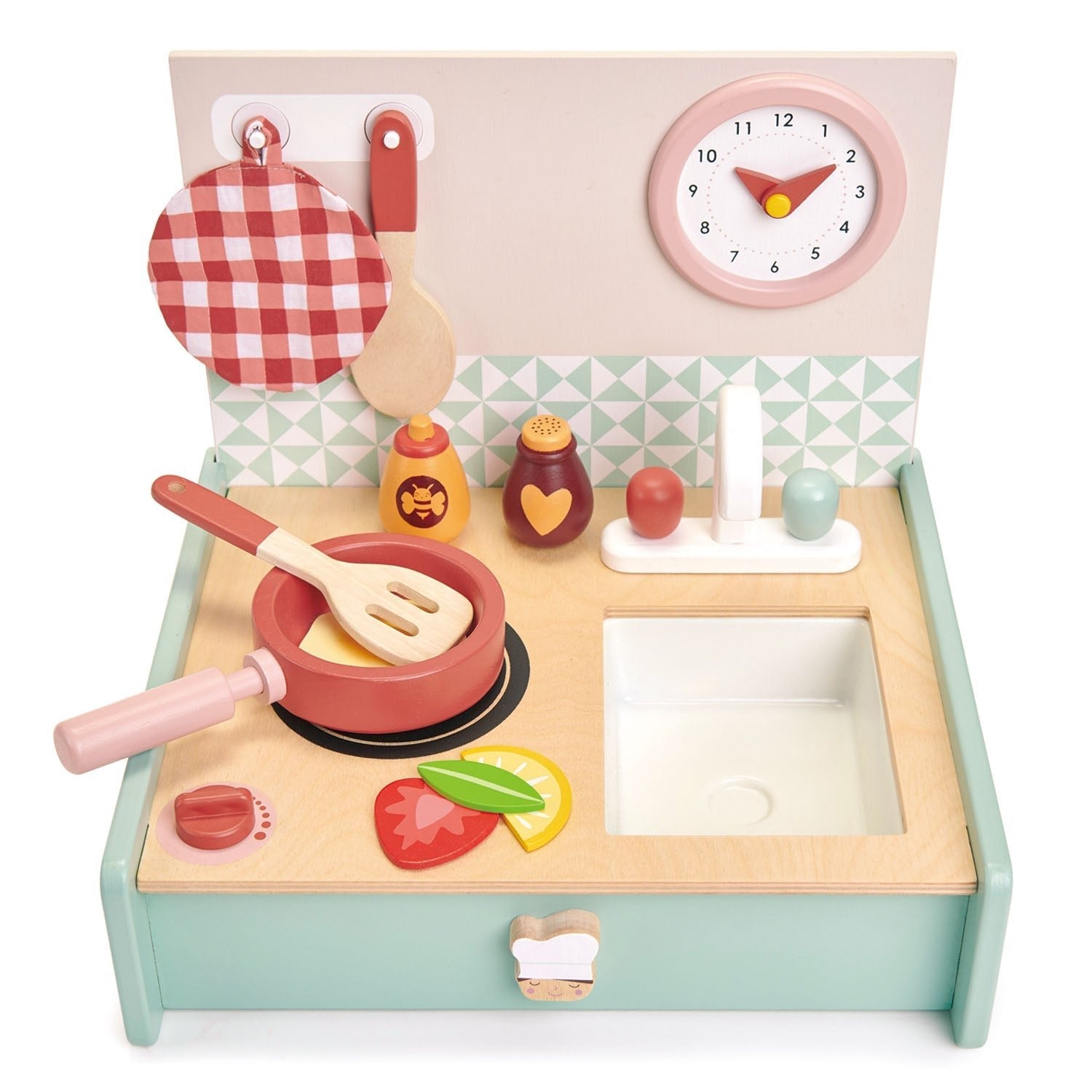Buy Tender Leaf Kitchenette | Wooden toy kitchen for kids by Learning Bugs UK