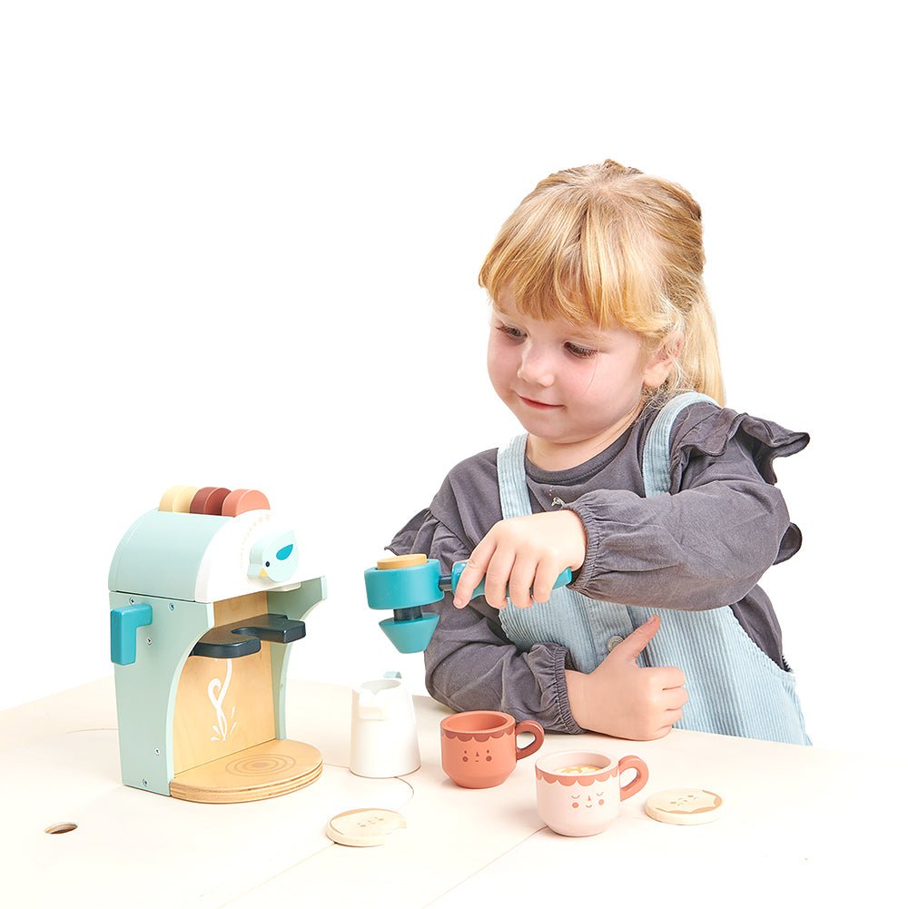 Buy Babyccino Maker | Wooden coffee maker for kids by Learning Bugs UK