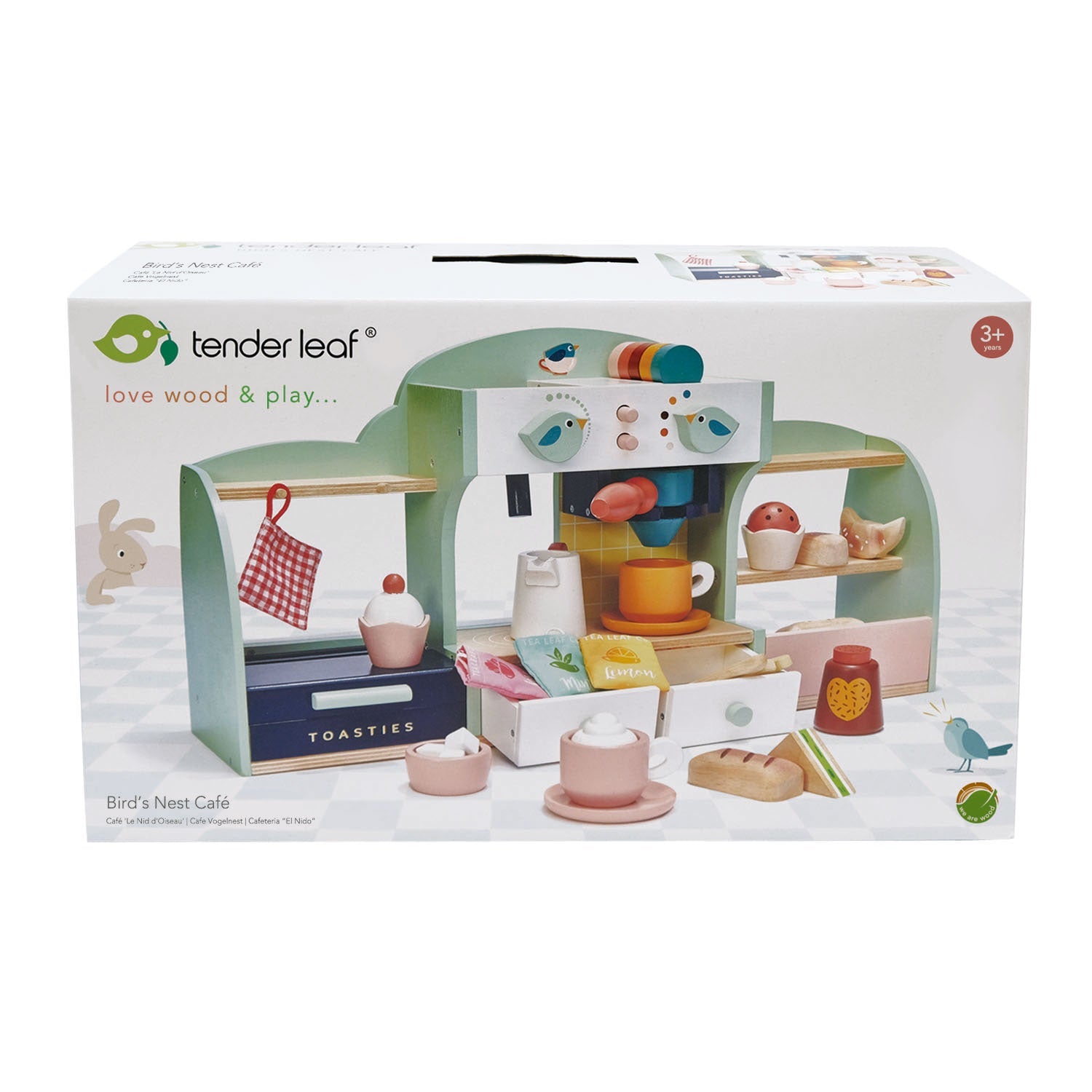 Buy Bird's Nest Cafe | Wooden coffee maker for kids by Learning Bugs UK