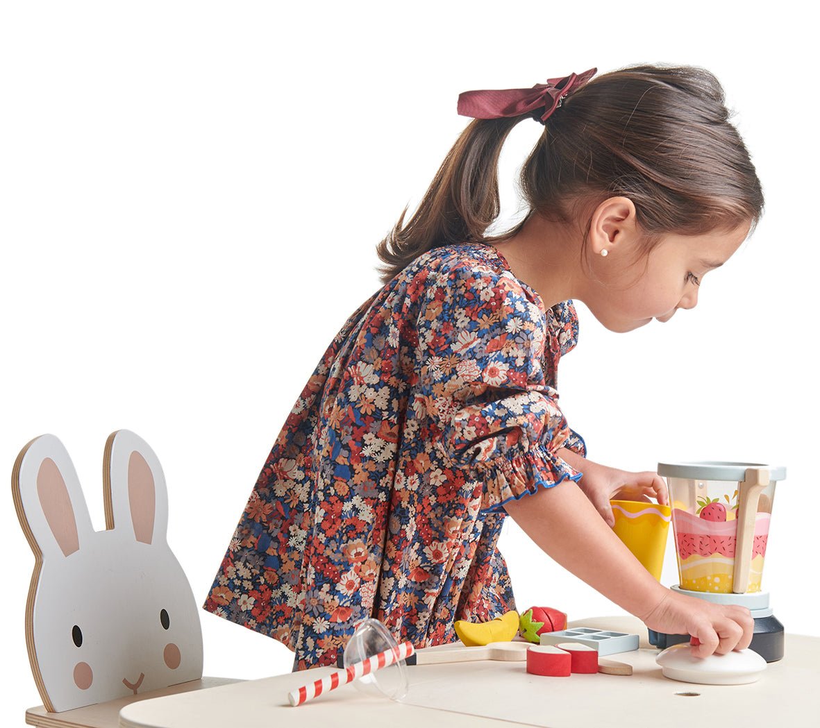 Breakfast Bundle (Toaster Set, Fruity Blender Set) – Wooden toy blender and toaster for children, available at Learning Bugs UK