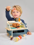 Buy Barbeque Play Set | Wooden barbeque for kids by Learning Bugs UK