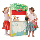 Buy Woodland Stores and Theatre | Wooden shop stall for kids by Learning Bugs UK