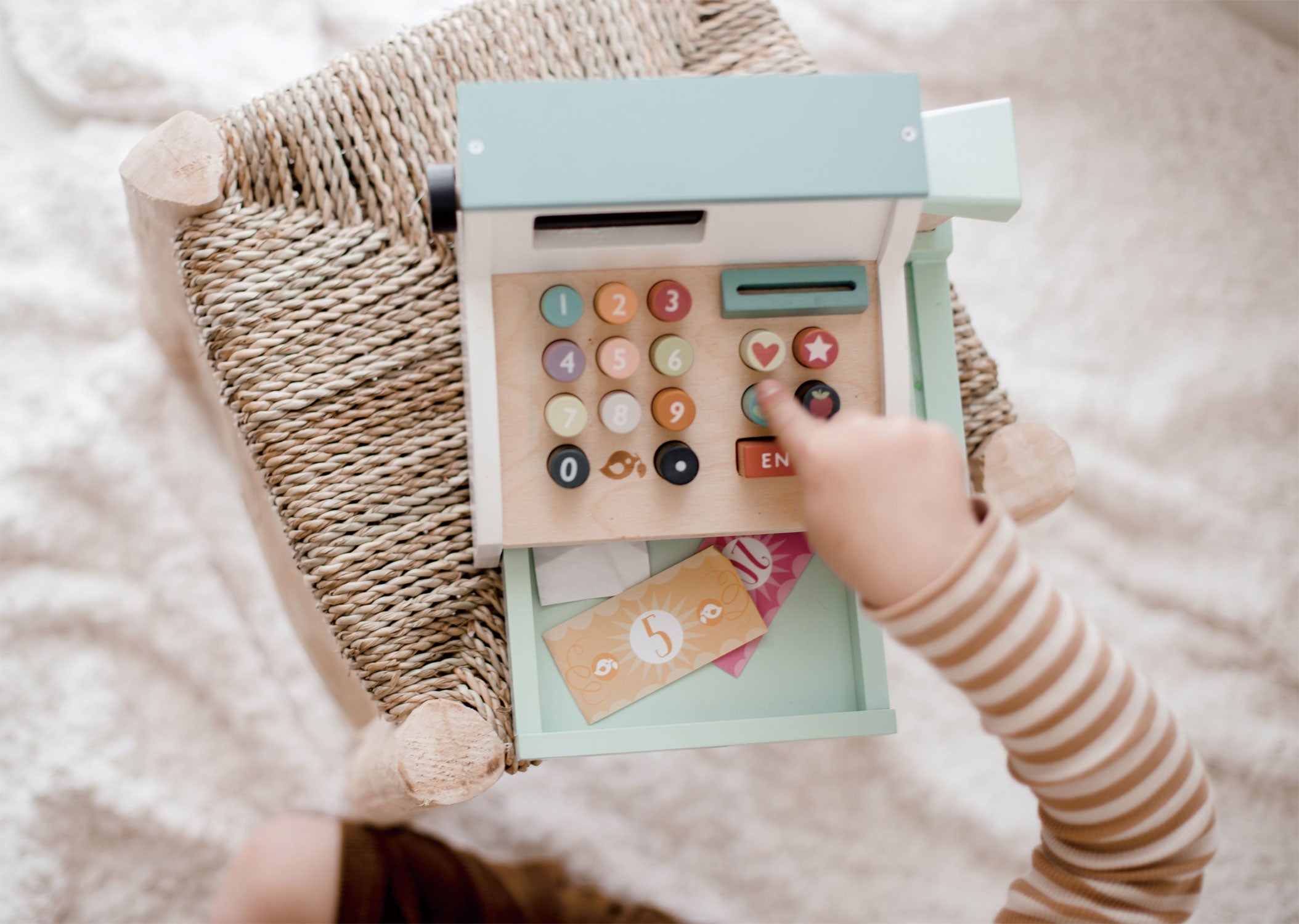 Buy General Stores Till | Wooden till for kids by Learning Bugs UK