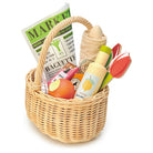 Buy Wicker Shopping Basket | Wooden shopping basket for kids by Learning Bugs UK