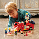 Buy Fire Engine | Wooden fire engine for kids by Learning Bugs UK