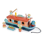 Buy Tender Leaf Little Otter Canal Boat | small world boat playset for kids by Learning Bugs UK