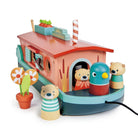 Buy Tender Leaf Little Otter Canal Boat | small world boat playset for kids by Learning Bugs UK