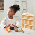 8 Woodland Animals Shelf Set – Wooden animals shelf for children, available at Learning Bugs UK